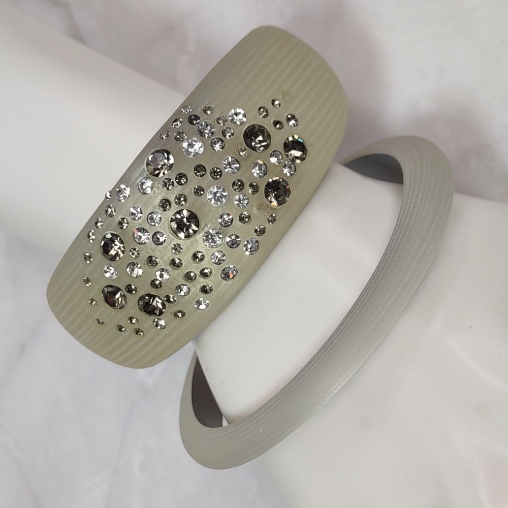 Lucite Bangle Bracelets - image 2